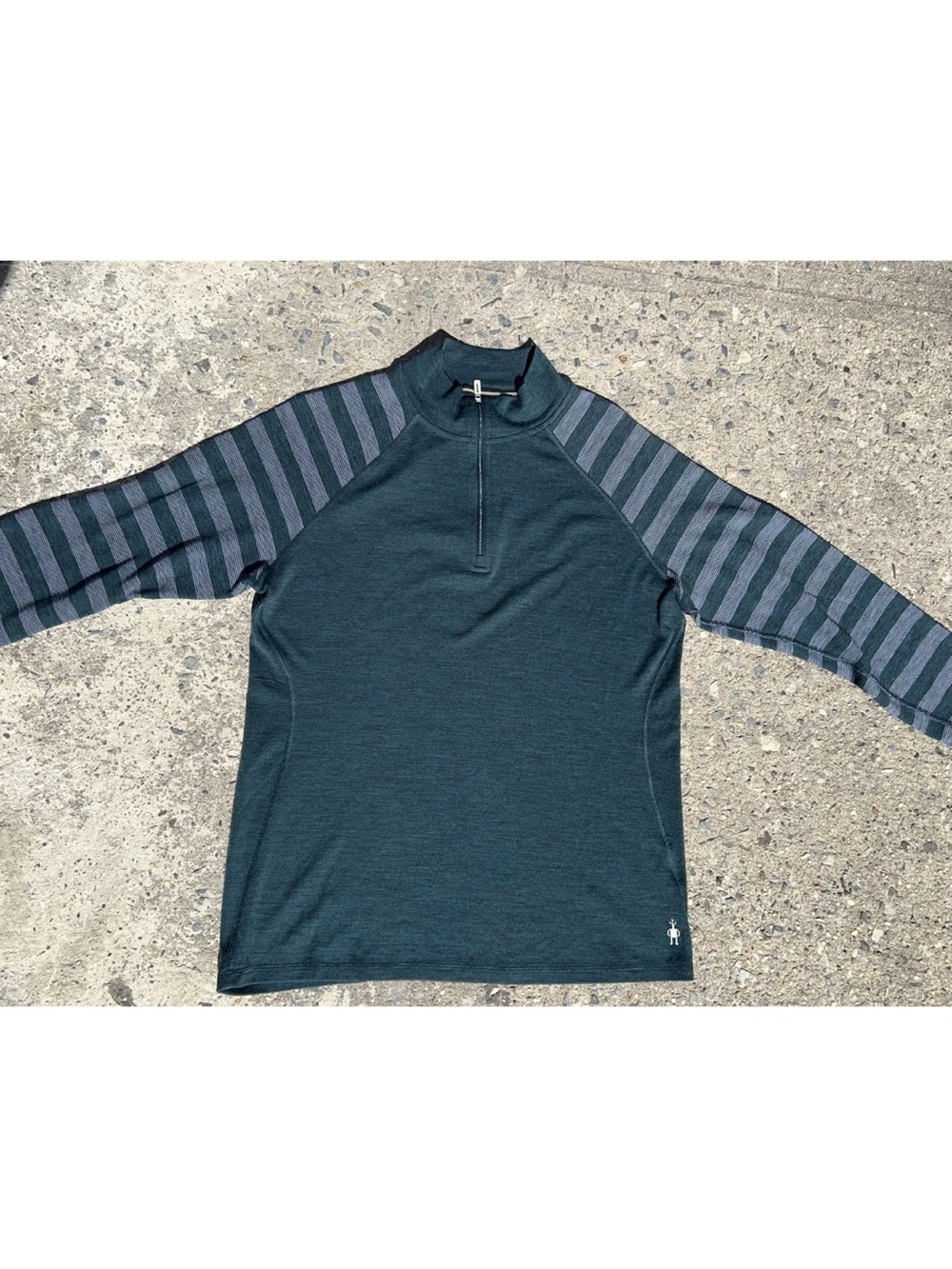 Smartwool Classic Thermal Merino Base Layer Pattern 1/4 Zip Womens 1X - Picture 6 of 10